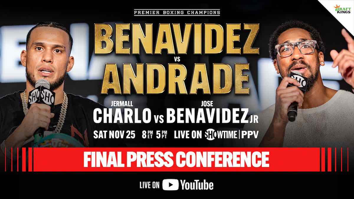 Benavidez vs. Andrade Final Press Conference