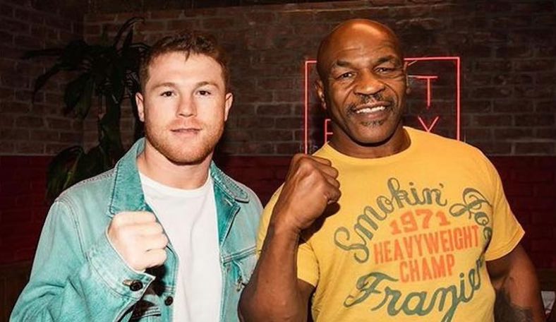 Canelo y Mike Tyson