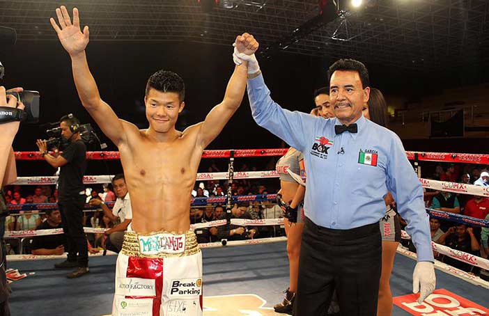 Tomoki "El mexicanito" Kameda (Foto Zanfer Boxing)