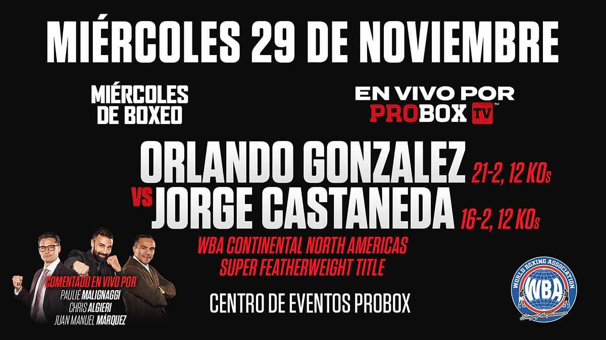 Orlando González vs Jorge Castañeda