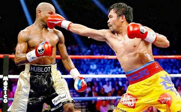 Pacquiao golpea a Maywether