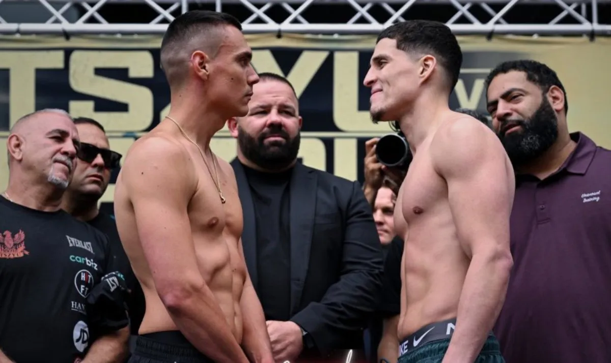 Tim Tszyu y Anthony Velasquez (No Limit Boxing)